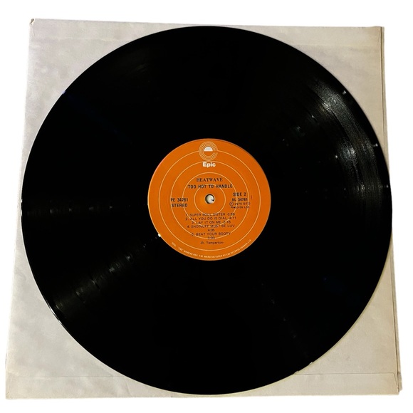 Vintage Vinyl LP Record - Heat Wave -  Too Hot To Handle - Picture 3 of 4